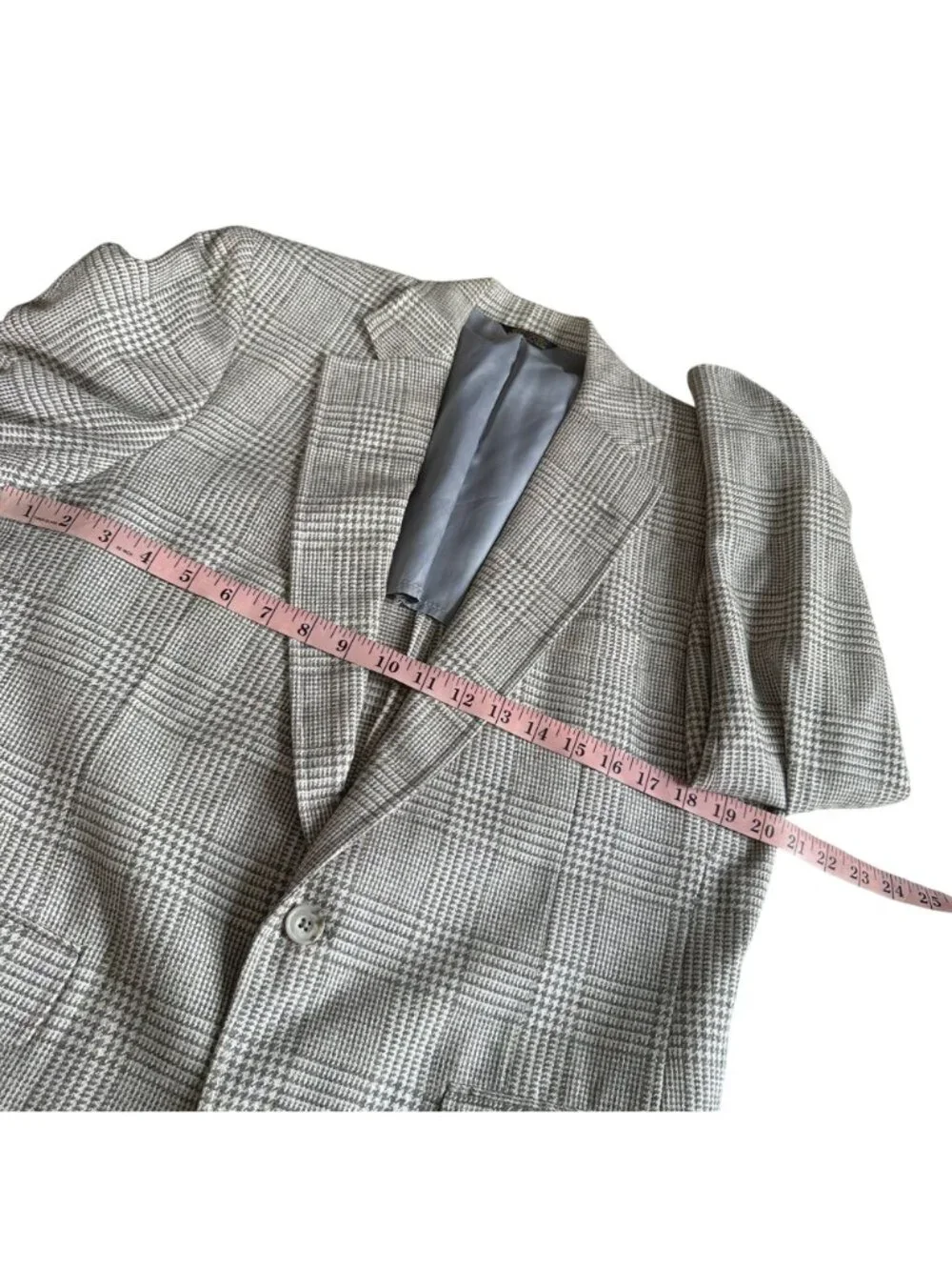 Vintage Corbin LTD Nordstrom Glen Plaid Blazer Wool Sport Coat Mens 40R 90s